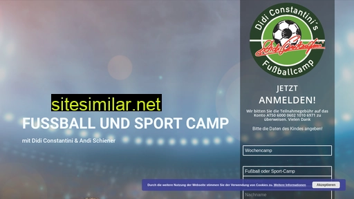 Fussballcamp-constantini similar sites