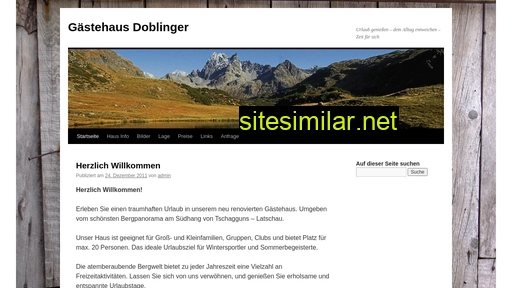 Gaestehaus-doblinger similar sites