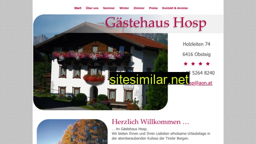 gaestehaus-hosp.at alternative sites