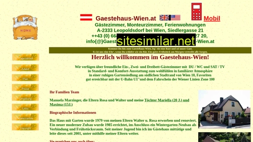 gaestehaus-wien.at alternative sites