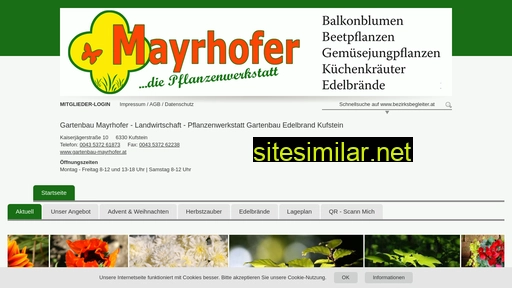 gartenbau-mayrhofer.at alternative sites