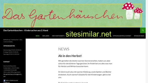 gartenhaeuschen.at alternative sites