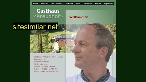 gasthaus-kreuzhof-sanz.at alternative sites