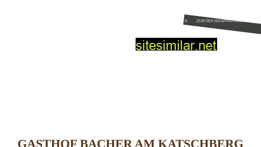 Gasthof-bacher similar sites