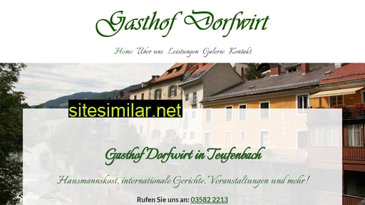 Gasthof-dorfwirt similar sites