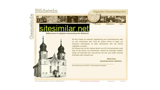 gemeindearchiv-bildstein.at alternative sites