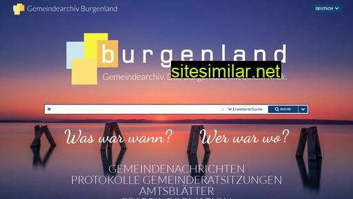 gemeindearchiv-burgenland.at alternative sites