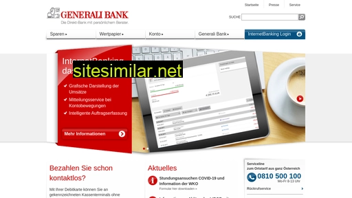 generalibank.at alternative sites