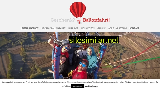 Geschenk-ballonfahrt similar sites