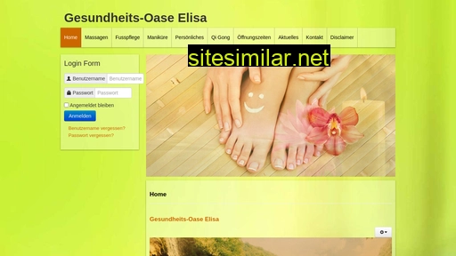 gesundheits-oase-elisa.at alternative sites