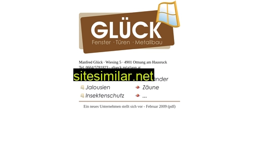 gluecktechnik.at alternative sites