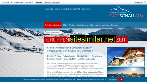 Gottschallalm similar sites