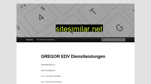 gregor-edv.at alternative sites