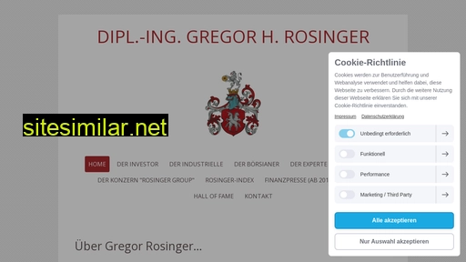 gregor-rosinger.at alternative sites