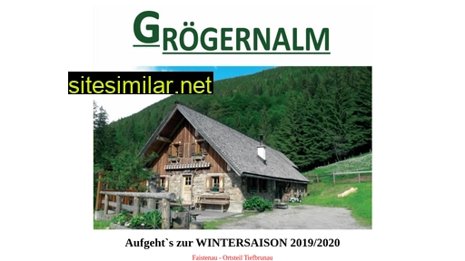 groegernalm.at alternative sites
