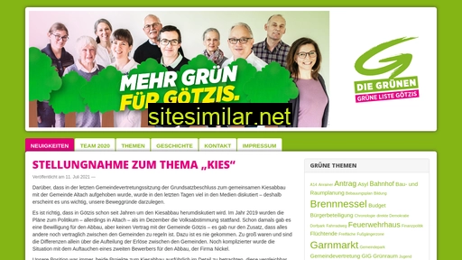 gruenelistegoetzis.at alternative sites