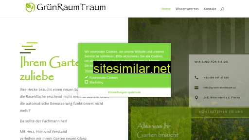 gruenraumtraum.at alternative sites