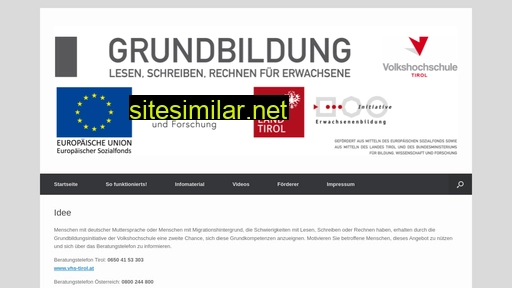 grundbildung-tirol.at alternative sites