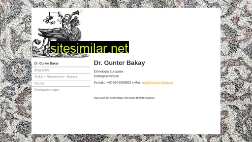 gunter-bakay.at alternative sites