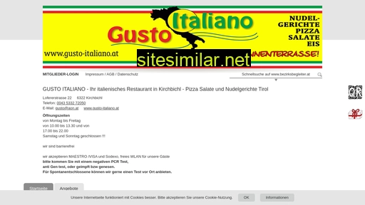 gusto-italiano.at alternative sites