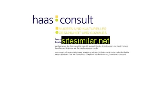 Haas-consult similar sites