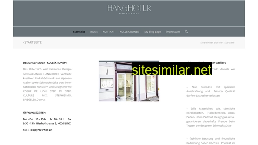hanghofer-designschmuck.at alternative sites