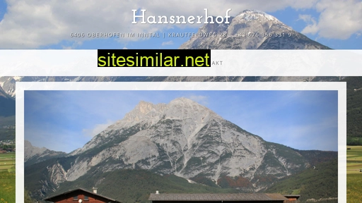 hansnerhof.at alternative sites
