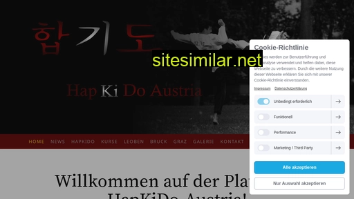 hapkido-austria.at alternative sites