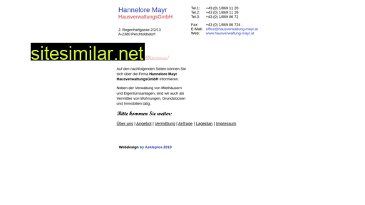 hausverwaltung-mayr.at alternative sites