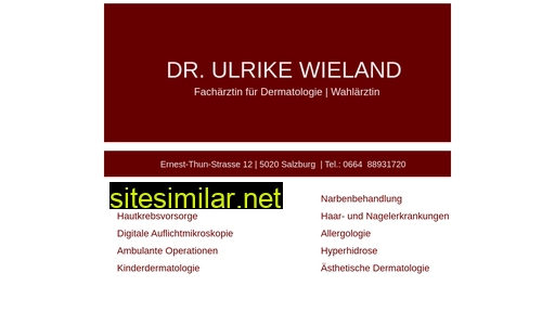 hautarzt-dr-wieland.at alternative sites