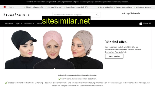hijabfactory.at alternative sites