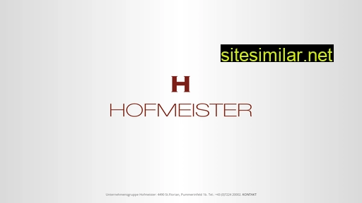 Hofmeister similar sites