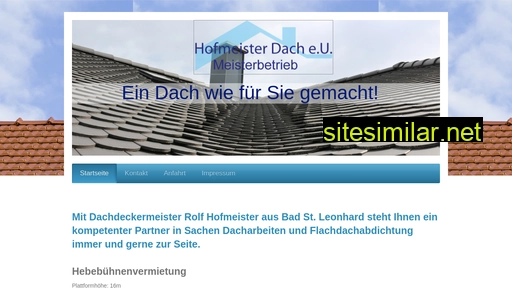 hofmeisterdach.at alternative sites