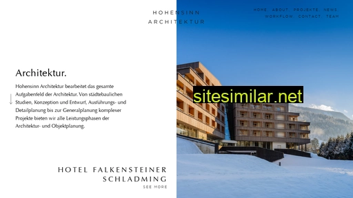 hohensinn-architektur.at alternative sites