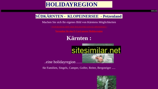 holidayregion.at alternative sites