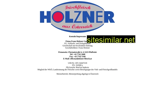 holzner-fleisch.at alternative sites