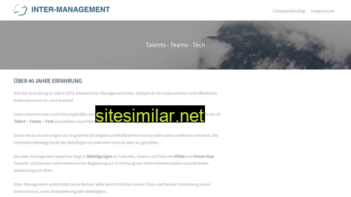 Intermanagement similar sites