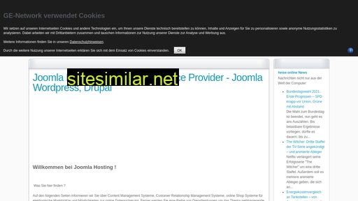 Joomla-hosting similar sites