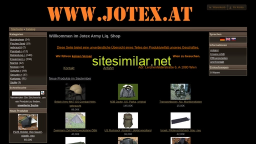 jotex.at alternative sites