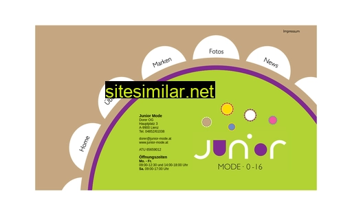 Junior-mode similar sites