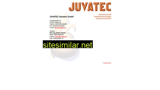 Juvatec similar sites