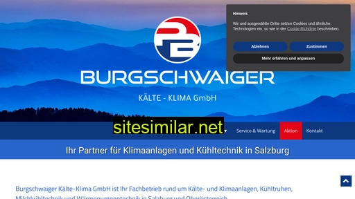 kaelte-burgschwaiger.at alternative sites