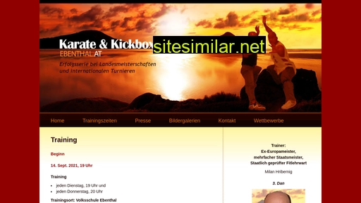 karateundkickboxklub.at alternative sites