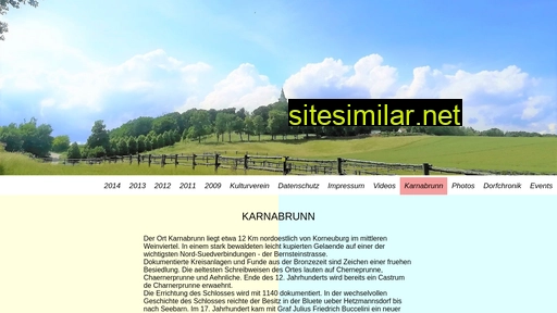 Karnabrunn similar sites
