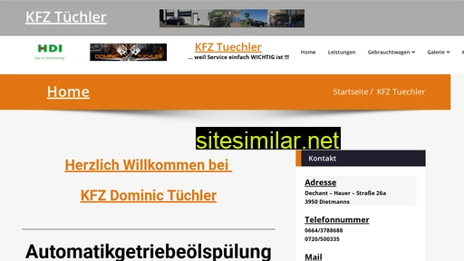 kfz-tuechler.at alternative sites