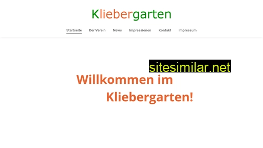 kliebergarten.at alternative sites
