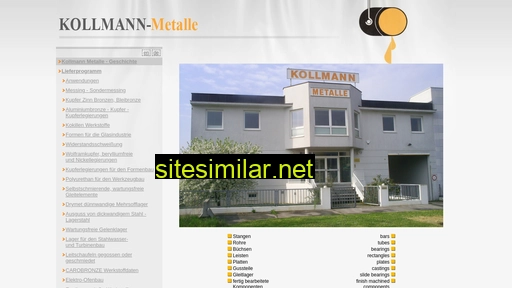 kollmann-metalle.at alternative sites