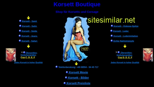 Korsett-boutique similar sites