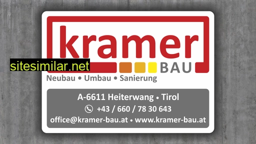 Kramer-bau similar sites