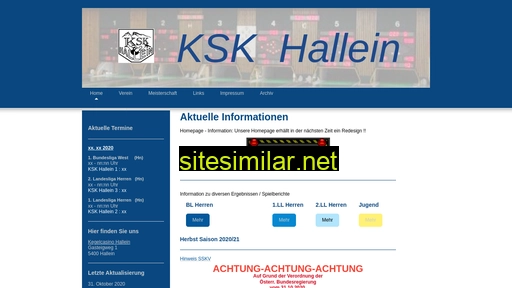 Ksk-hallein similar sites